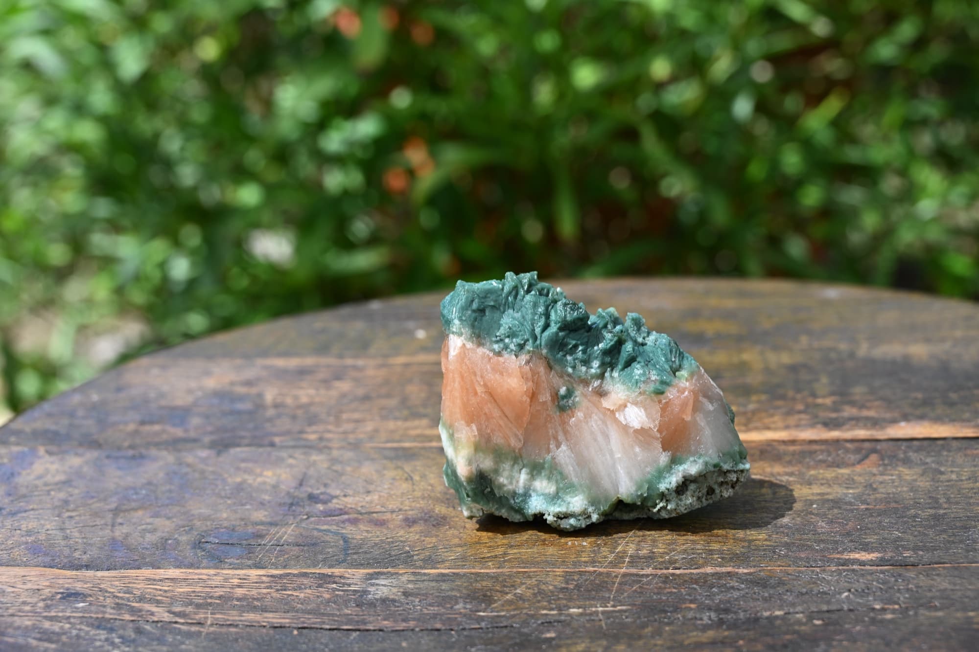 Stilbite and Celadonite on Basalt Matrix — view 16